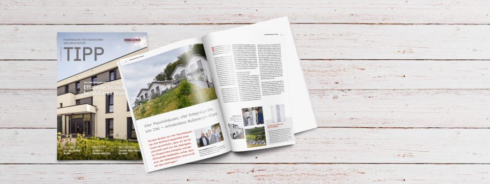 TIPP – Das STIEBEL ELTRON-Fachmagazin für Haustechnik und Architektur
