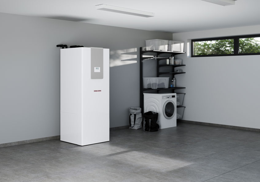 Speicher und Hydraulikmodul für Wärmepumpenbetrieb – Wärmespeicher von STIEBEL ELTRON