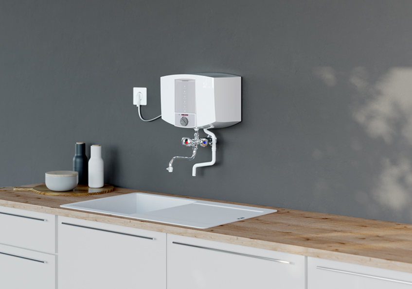 Wenig Zuleitung, viel Wirkungsgrad mit Kochendwassergerät KBA 5 KA von STIEBEL ELTRON