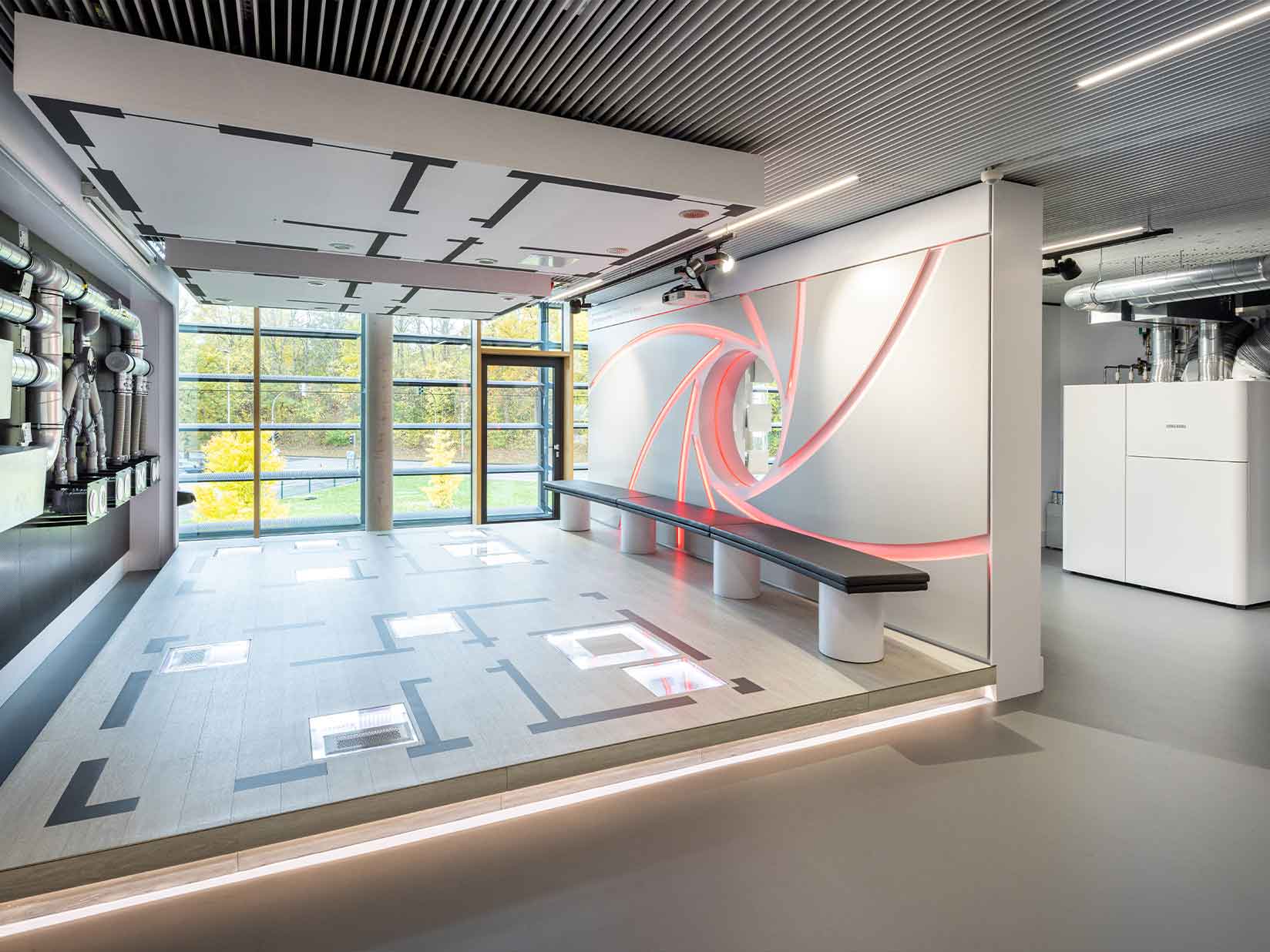 Themenwelt „Lüftungssysteme“ im Energy Campus