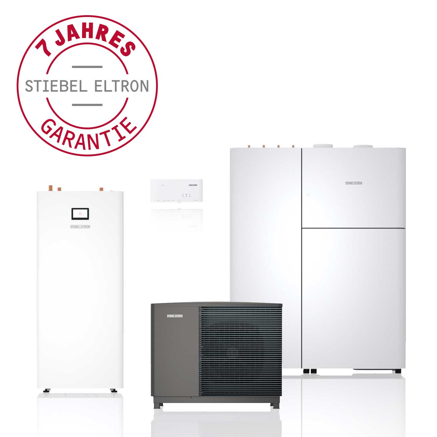 Wärmepumpen von STIEBEL ELTRON mit Siegel 7 Jahres Garantie