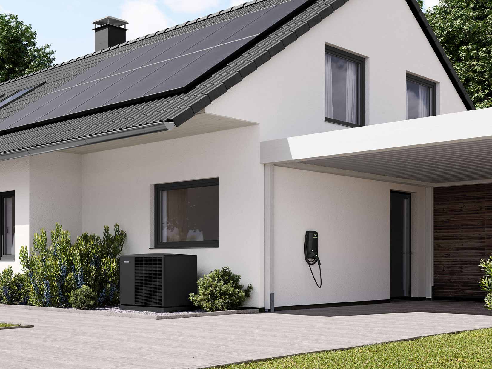 Einfamilienhaus mit PV-Anlage, Wärmepumpe und Wallbox