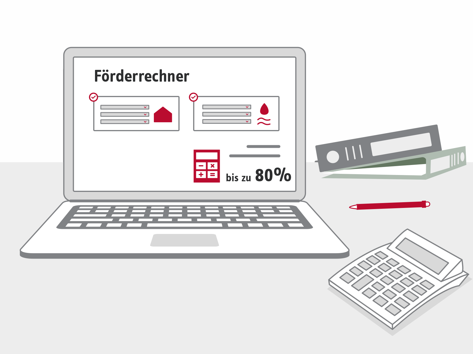 Förderrechner für Wärmepumpen