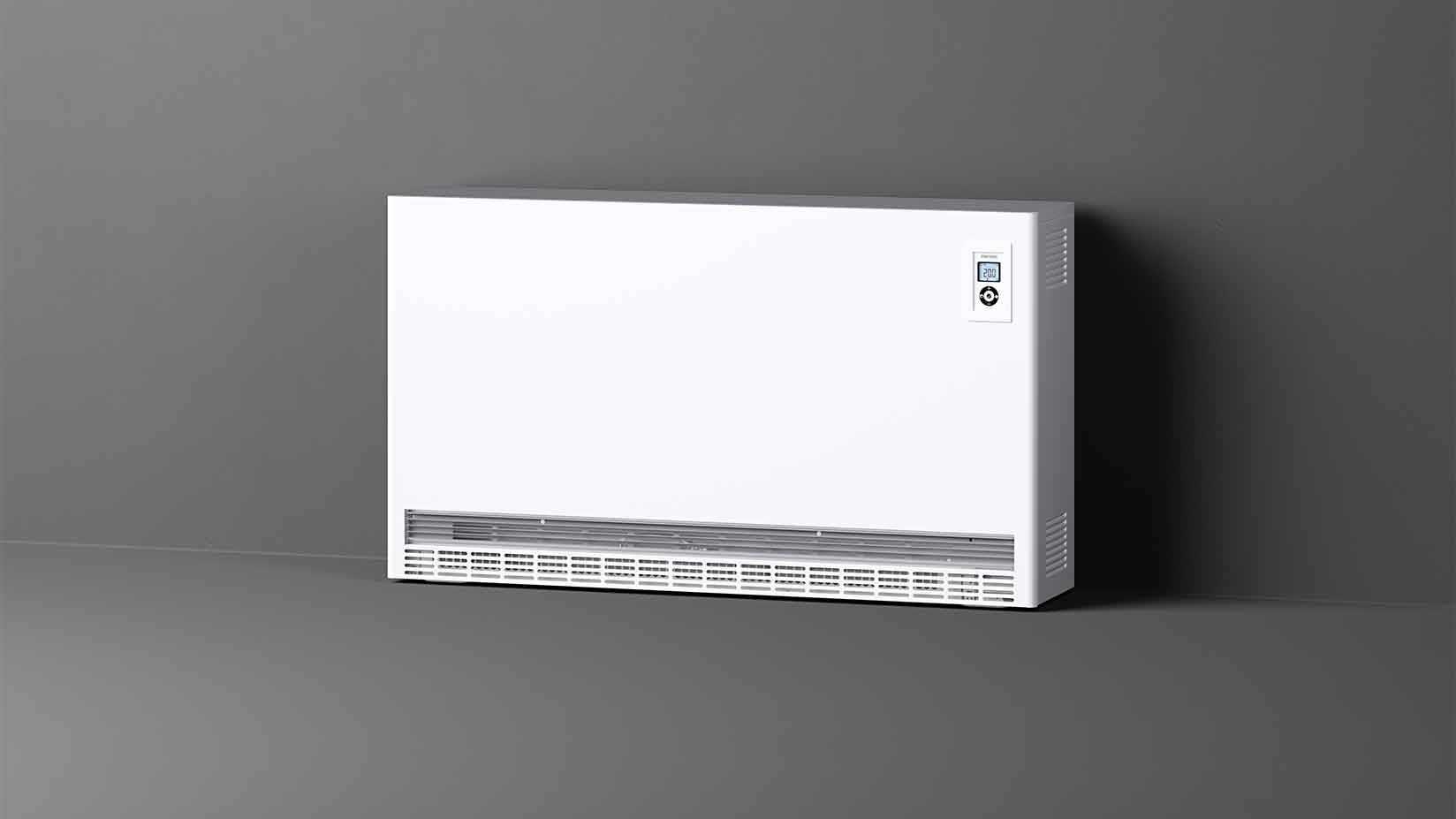 Nachtspeicherheizung ETS von STIEBEL ELTRON von dunklem Hintergrund