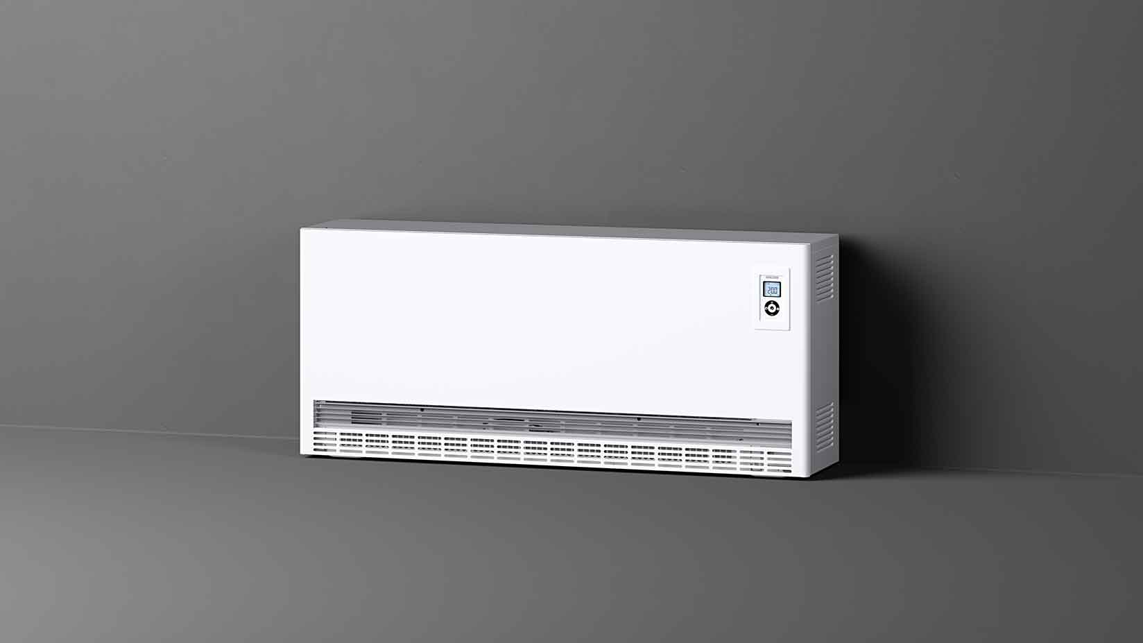 Nachtspeicherheizung ETT von STIEBEL ELTRON von dunklem Hintergrund