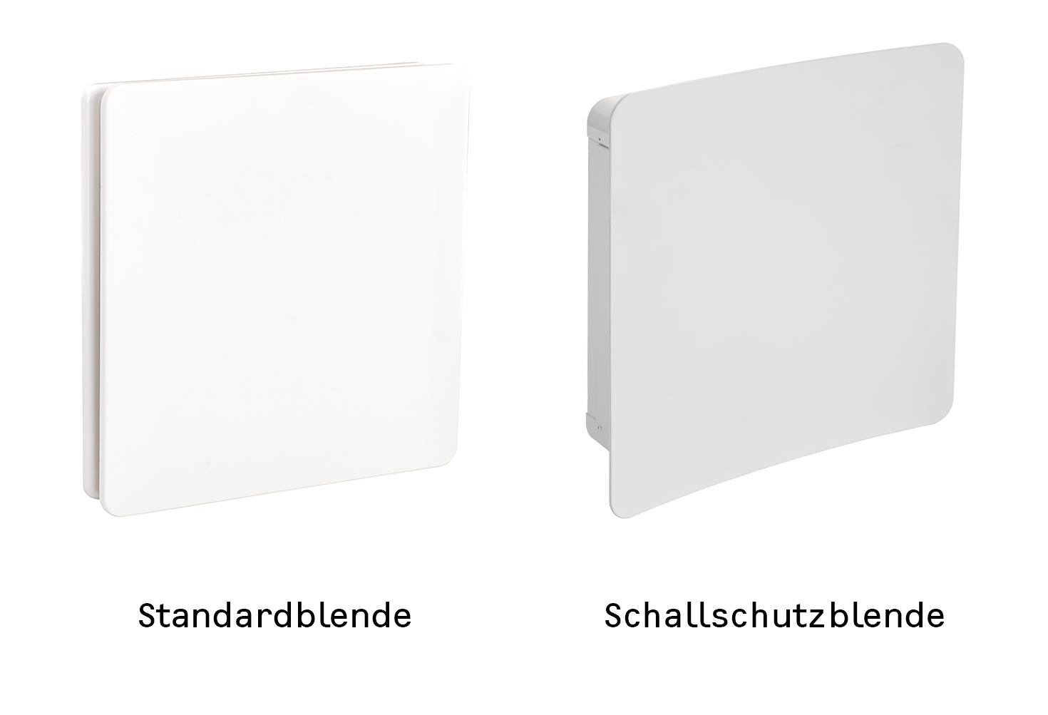 Standardblende und Schallschutzblende