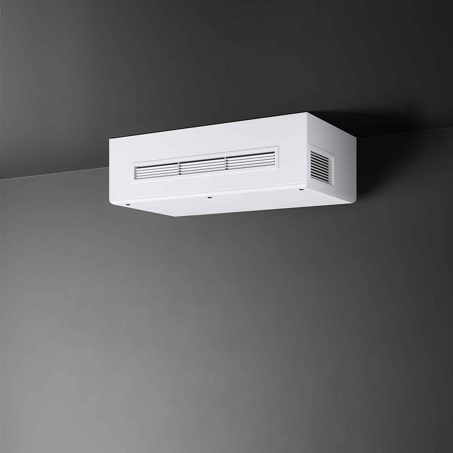 Lüftungsgerät STIEBEL ELTRON VRL-C vor dunklem Hintergrund