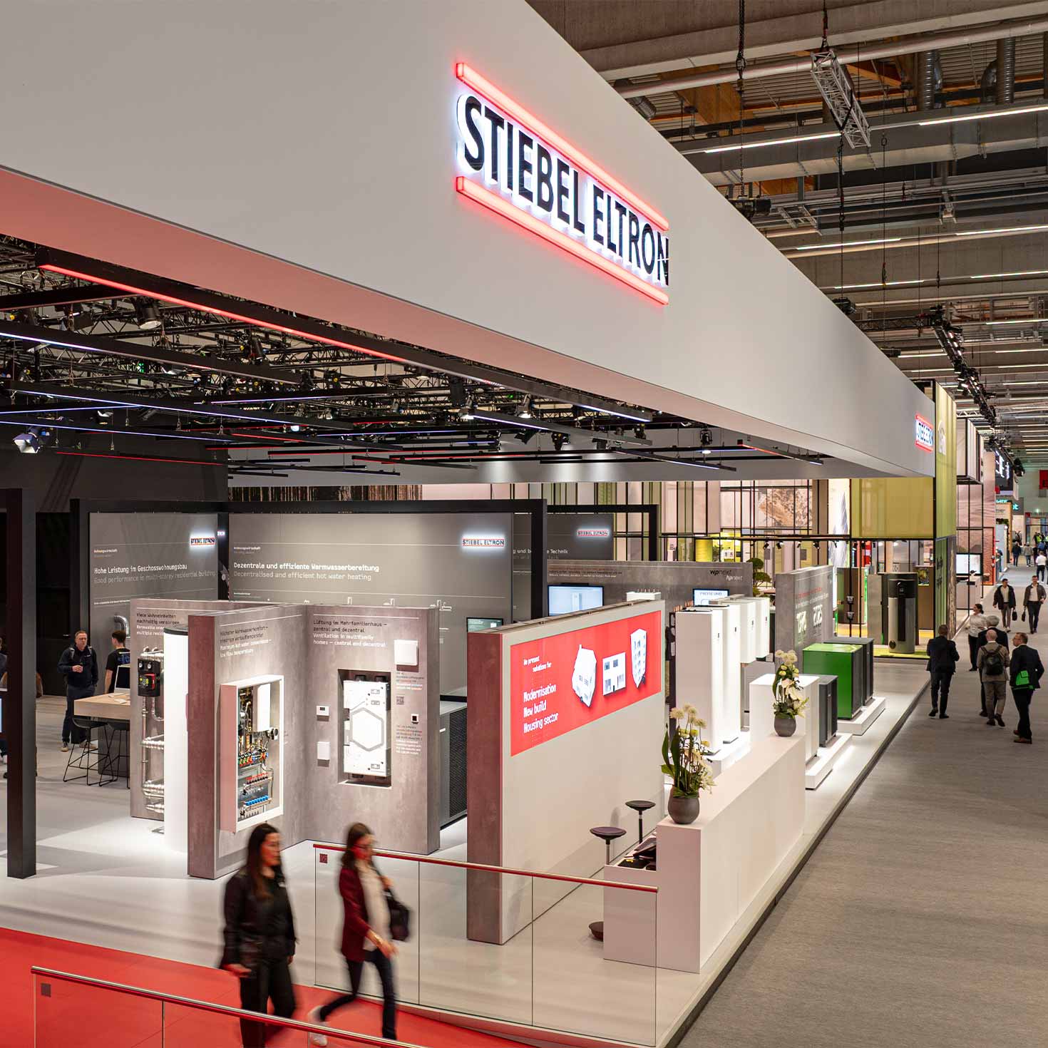 Messestand von STIEBEL ELTRON