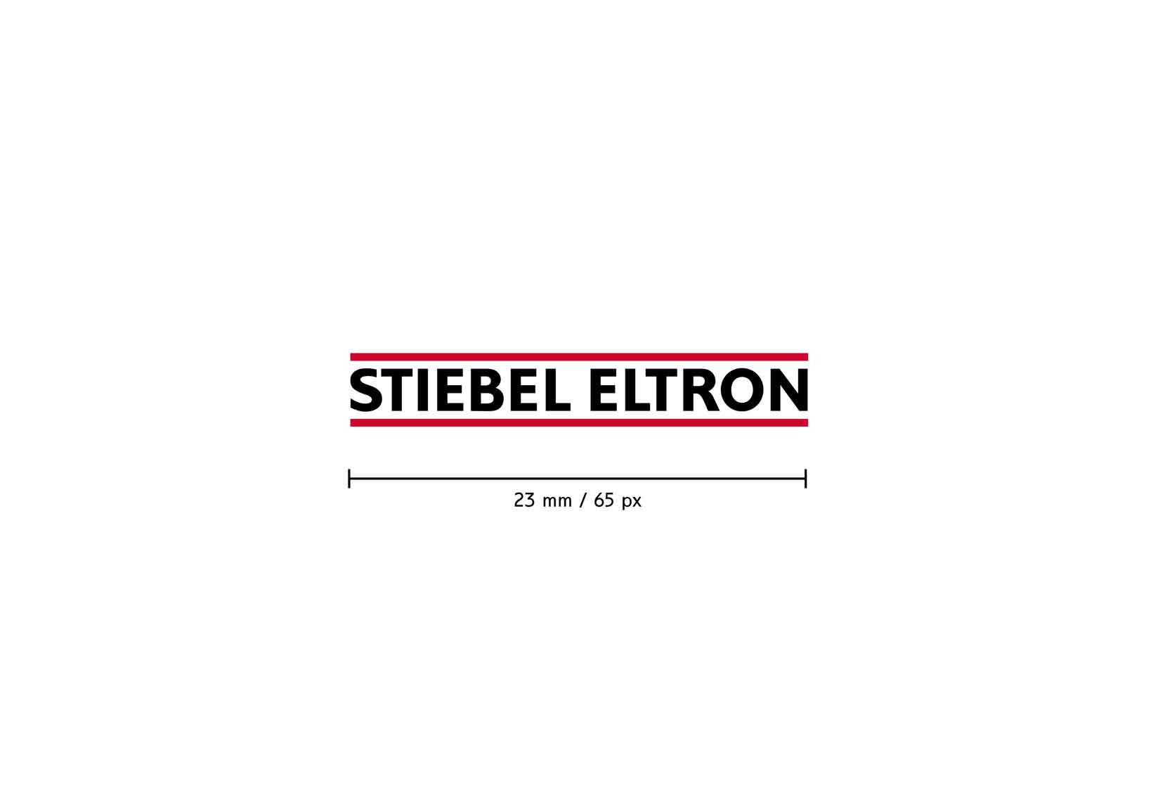 Abmaße Logo STIEBEL ELTRON