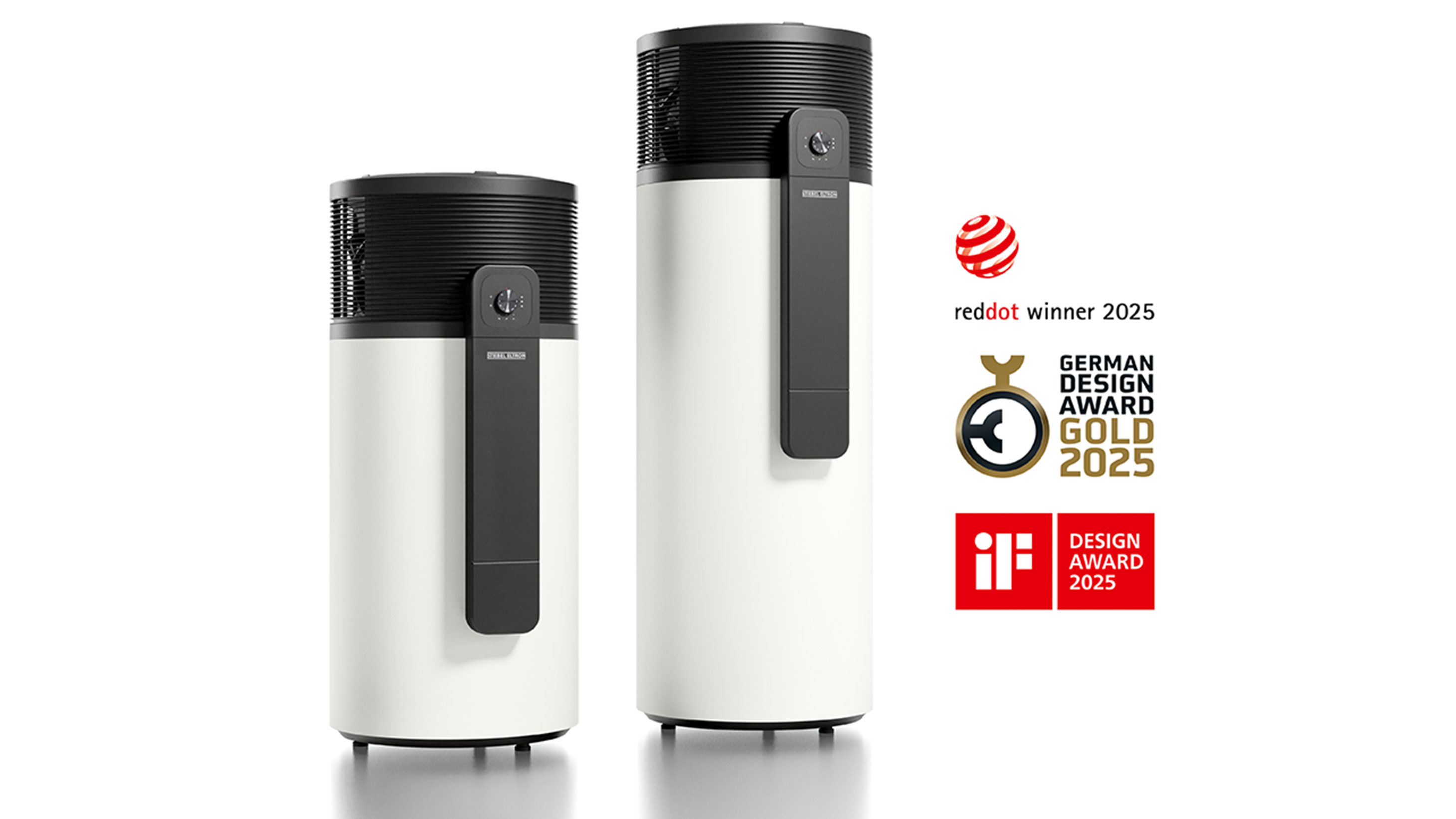 Brauchwasserwärmepumpen, Auszeichnungen reddot winner 2025 und German Design Award Gold 2025