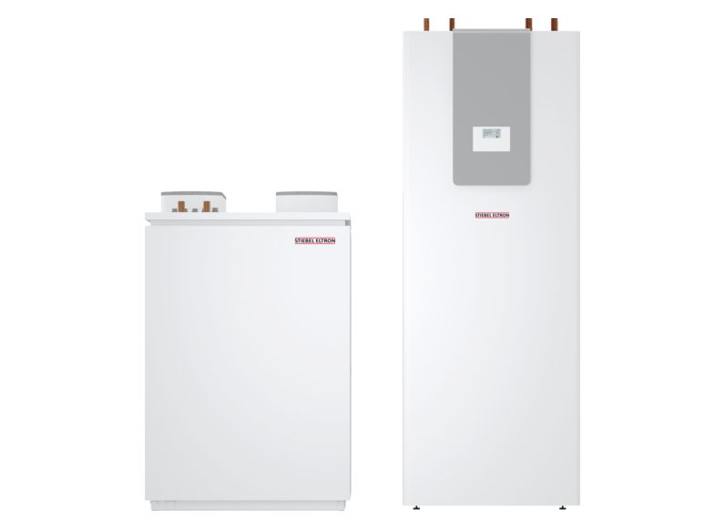 STIEBEL ELTRON Luft-Wasser-Wärmepumpen WPL 24 I compact duo Set 2