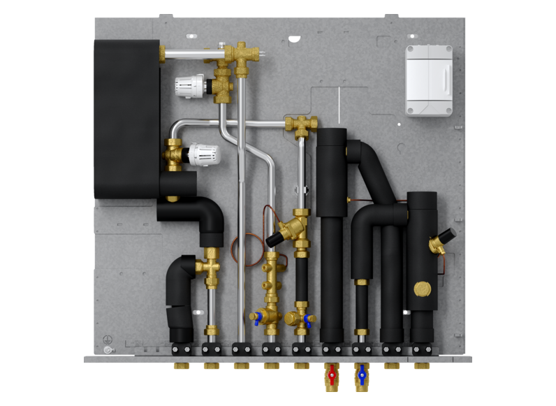 STIEBEL ELTRON Wohnungsstation Trinkwasser, Heizung und Kühlung WS-4LC 3 Plus