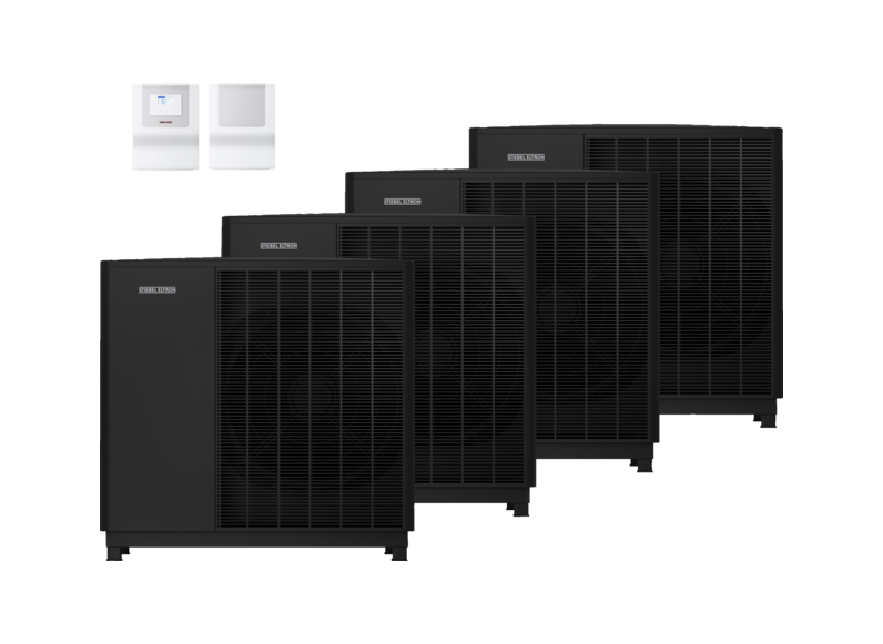 STIEBEL ELTRON Luft-Wasser-Wärmepumpen WPL-A 13.2 Trend HK 400 4x Set