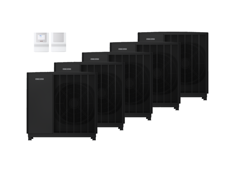 STIEBEL ELTRON Luft-Wasser-Wärmepumpen WPL-A 13.2 Trend HK 400 5x Set