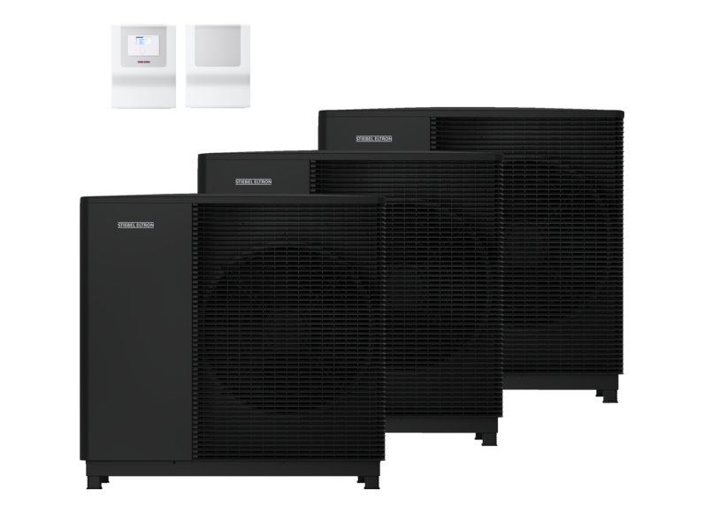 STIEBEL ELTRON Luft-Wasser-Wärmepumpen WPL-A 10.2 Plus HK 400 3x Set