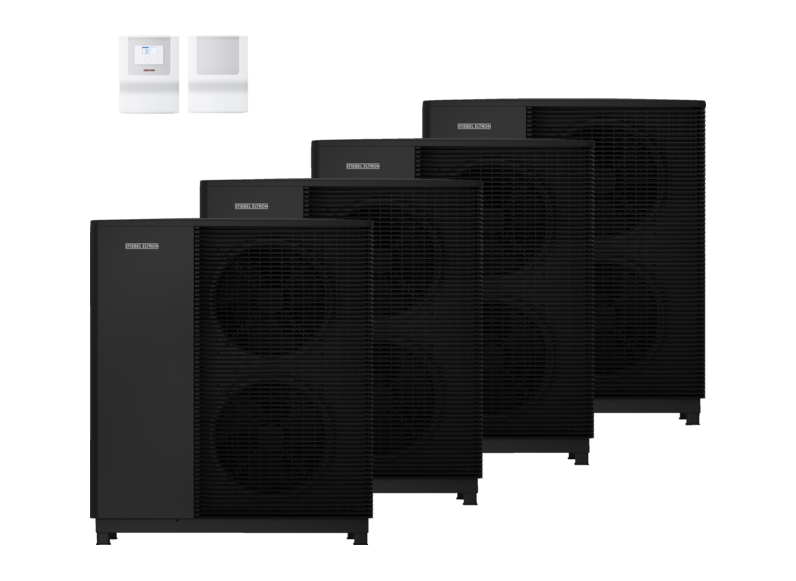 STIEBEL ELTRON Luft-Wasser-Wärmepumpen WPL-A 13.2 Plus HK 400 4x Set