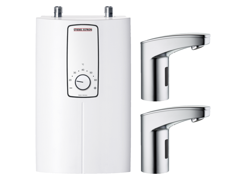 DCE + 2x WSH 10 KompaktDurchlauferhitzer von STIEBEL ELTRON DCE + 2x WSH 10 KompaktDurchlauferhitzer von STIEBEL ELTRON