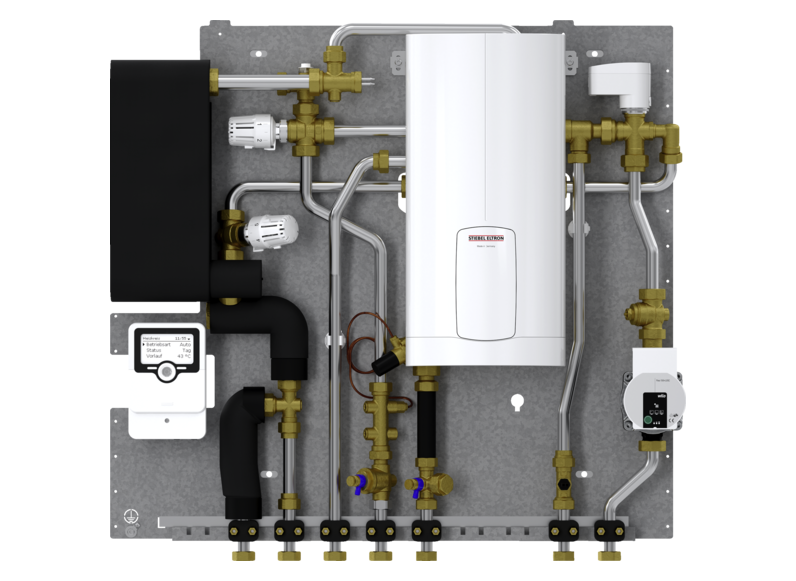 STIEBEL ELTRON Wohnungsstation Trinkwasser und Heizung mit elektrischer Nacherwärmung WS-DUO-E Premium