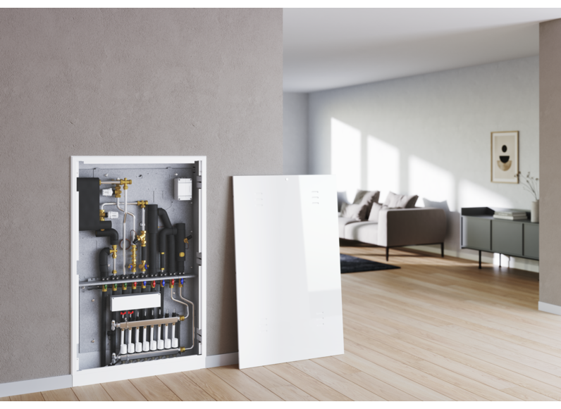 STIEBEL ELTRON Wohnungsstation Trinkwasser, Heizung und Kühlung WS-4LC 3 Plus S