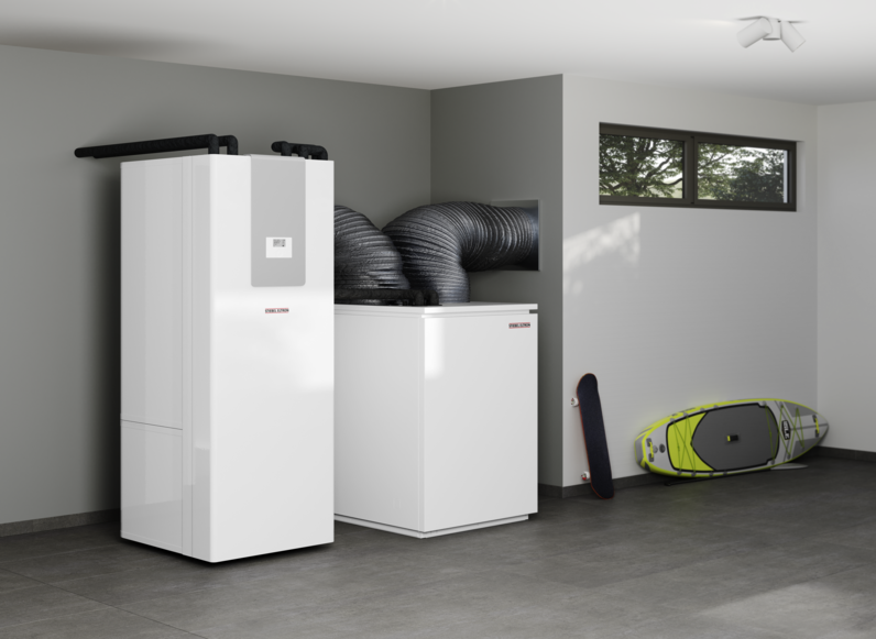 STIEBEL ELTRON Luft-Wasser-Wärmepumpen WPL 24 I Set