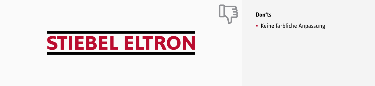 Logo Dos and Don ’ts | Brandbox STIEBEL ELTRON