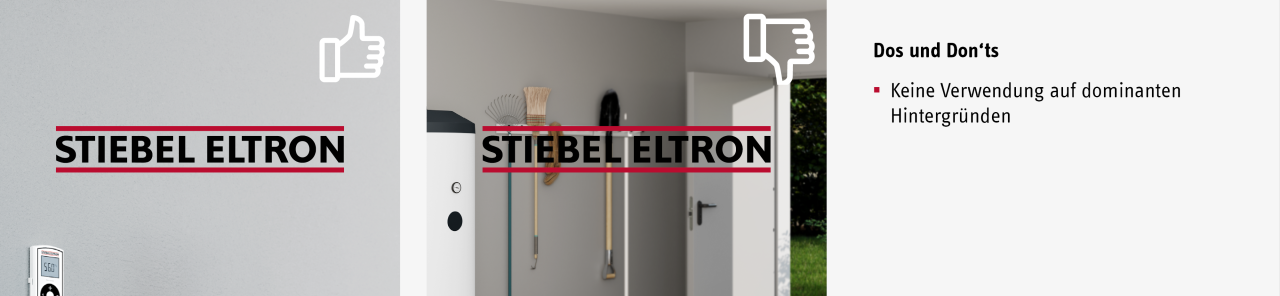 Logo Dos and Don ’ts | Brandbox STIEBEL ELTRON