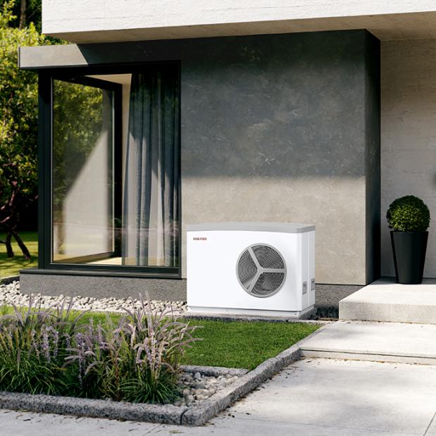 Luft-Wasser-Wärmepumpe WPL 25 A und Integralspeicher HSBC 300