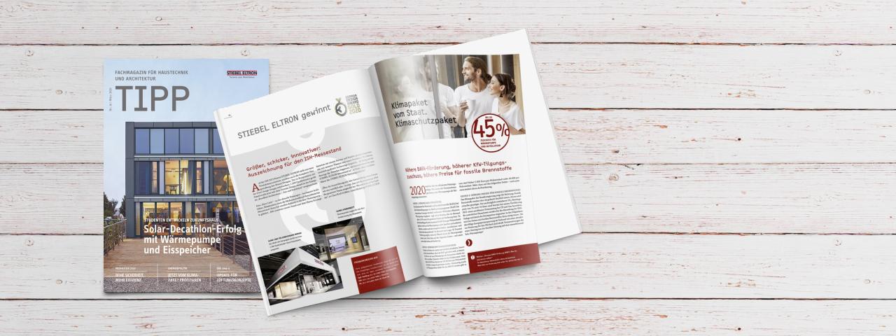 TIPP – Das STIEBEL ELTRON-Fachmagazin für Haustechnik und Architektur